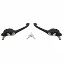 HANDLE, DOOR, EXTERIOR, BLACK, PAIR