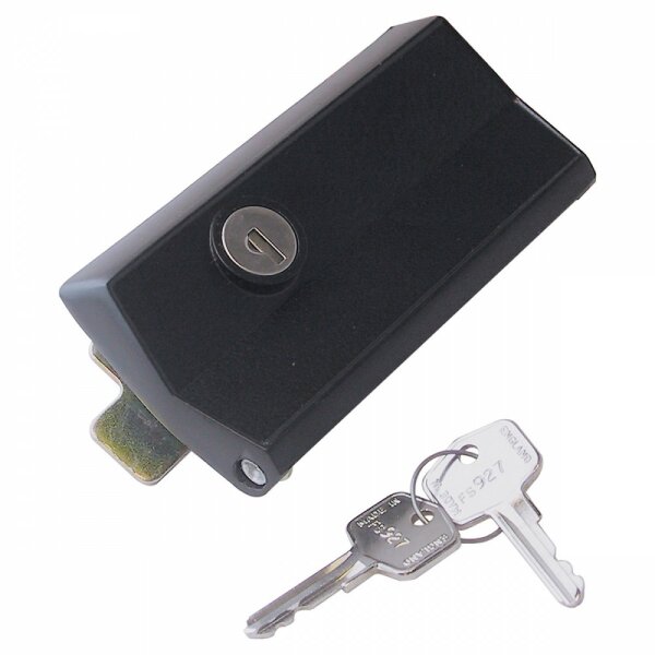 LOCK ASSEMBLY, BONNET, EXTERNAL, BLACK