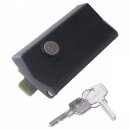 LOCK ASSEMBLY, BONNET, EXTERNAL, BLACK