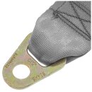 SEAT BELT VINTAGE, 3 POINT, SHORT RECEIVER, BOLT-IN, GREY