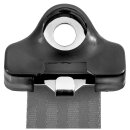SEAT BELT VINTAGE, 3 POINT, SHORT RECEIVER, BOLT-IN, GREY