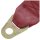 SEAT BELT VINTAGE, 3 POINT, SHORT RECEIVER, BOLT-IN, RED