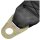 SEAT BELT VINTAGE, 3 POINT, SHORT RECEIVER, BOLT-IN, BLACK