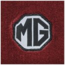 Abdeckung Ersatzrad, Teppich rot, 14&quot;, MG-Logo