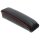 ARMREST ASSEMBLY, LEATHER, BLACK/RED PIPING