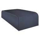 ARMREST HINGED, LEATHER, A-H BLUE/A-H BLUE PIPING
