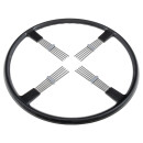 STEERING WHEEL BROOKLANDS, 17&quot;, 4 SPOKES, BLACK, NO...