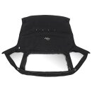 HOOD STAYFAST, BLACK, ZIP OUT WINDOW, NO HEADER RAIL