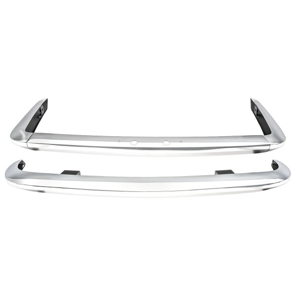 BUMPER SET WITH HOLES, STAINLESS STEEL 2 PIECES