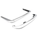 BUMPER SET, WITHOUT HOLES, STAINLESS STEEL, 2 PIECES