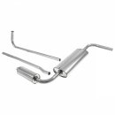 EXHAUST SYSTEM STAINLESS STEEL S&amp;M 67-72