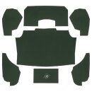 Kofferraum-Teppichsatz gr&uuml;n