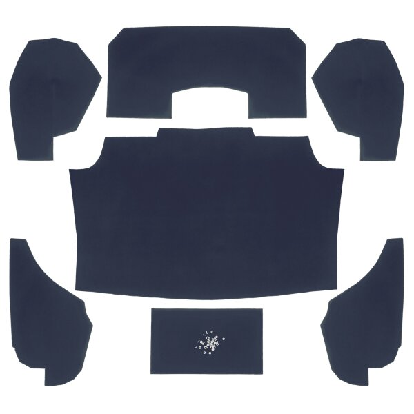 Kofferraum-Teppichsatz blau