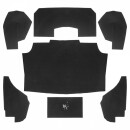 Kofferraum-Teppichsatz schwarz,  SPIT IV-1500