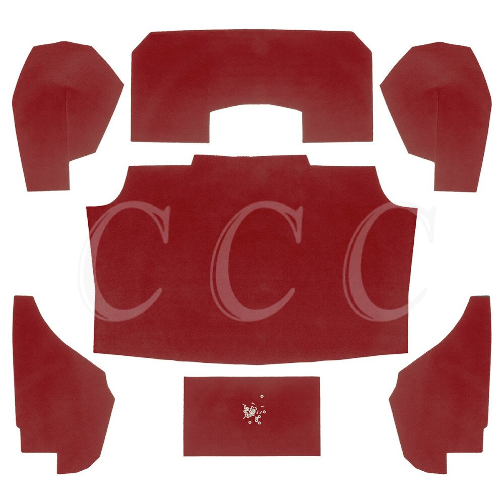CARPET KIT BOOT SPIT IV1500 RED Your Shop for British Classic Cars