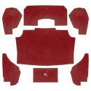 Kofferraum-Teppichsatz rot, SPIT IV-1500