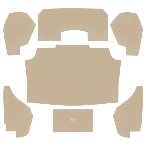 Kofferraum-Teppichsatz biscuit