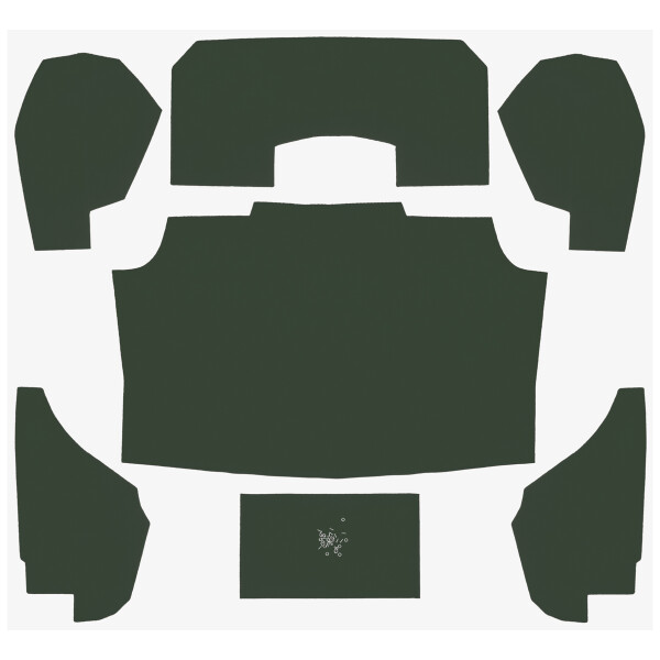 CARPET KIT BOOT SPIT IV-1500 GREEN