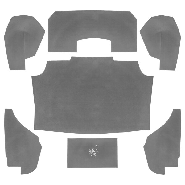 Kofferraum-Teppichsatz grau