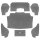 CARPET KIT BOOT SPIT IV-1500 GREY