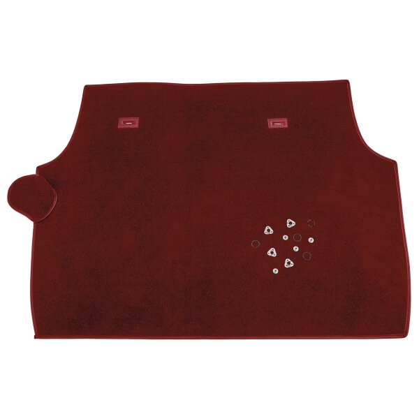CARPET, REAR LOAD AREA, LONG TYPE, RED