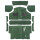 CARPET SET MOULDED, MINI PRE 73 GREEN