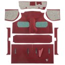 CARPET SET MOULDED, MINI PRE 73 RED