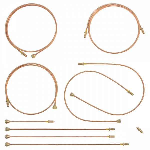 BRAKE PIPE SET, COPPER, RHD