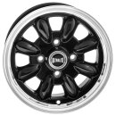 Alufelge ULTRALITE, 12 x 5.5&quot;, schwarz/poliert