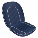 SEAT COVER KIT, VINYL, SHADOW BLUE/WHITE, PAIR