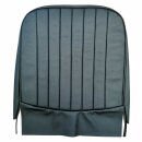 SEAT COVER, FRONT, BASE, STITCHED, BLACK