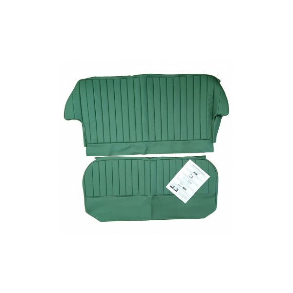 SEAT COVER KIT, REAR, VINYL, STITCHED, PORCELAIN GREEN