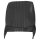 SEAT COVER, FRONT, SQUAB, VINYL, BLACK, NON RECLINING