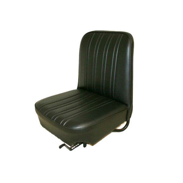 Sitzbezug-Satz f&uuml;r 1 Vordersitz, Vinyl schwarz, thermisch verschweisst, Cooper, Saloon MkIII
