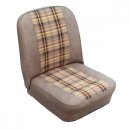 SEAT COVER KIT, FRONT, PLAID GOLD/TAN, PAIR