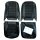 SEAT COVER KIT, FRONT, VINYL, BLACK, PAIR