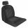 SEAT COVER KIT, RECLINING, WITH HEADREST, LEATHER, BLACK, PAIR