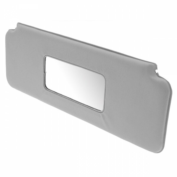 SUN VISOR, BRACKET TYPE, WITH MIRROR, DOVE GREY