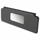 Sonnenblende schwarz mit Spiegel, weisse R&uuml;ckseite,...