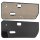 DOOR PANELS, VINYL, BLACK, PAIR