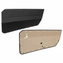 DOOR PANELS, VINYL, BLACK, PAIR