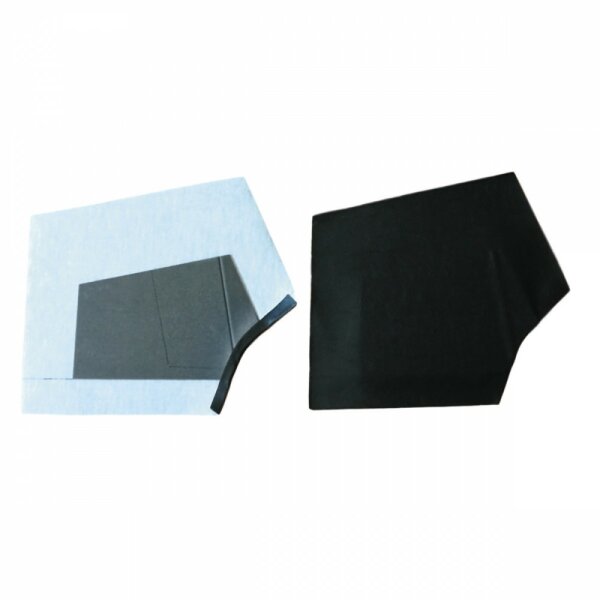 FILLET PANEL, 4 DOOR, VINYL, BLACK, PAIR