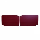 DOOR PANEL, PLAIN, TARTAN RED, PAIR