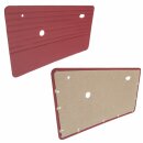 DOOR PANEL, MONTE CARLO STYLE, TARTAN RED, PAIR