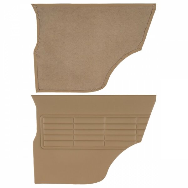 TRIM PANEL,  REAR QUARTER, VINYL, BISCUIT, PAIR