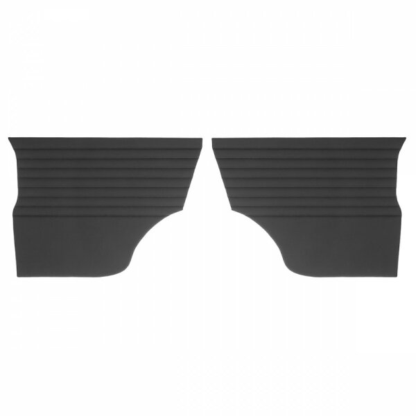 TRIM PANEL, REAR QUARTER, MONTE CARLO STYLE, VINYL, BLACK, PAIR