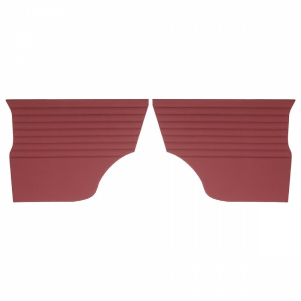 TRIM PANEL, REAR QUARTER, MONTE CARLO STYLE, VINYL, TARTAN RED, PAIR