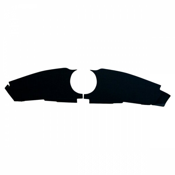 SPEEDO PANELS, ROUND SPEEDO, VINYL, BLACK, PAIR