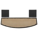 PARCEL SHELF, REAR, NYLON, CARPETED, BLACK