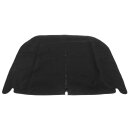 Spritzdecke Stoff, schwarz, LHD, lang